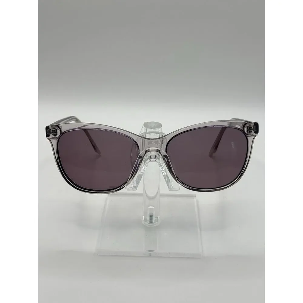Steve Madden Insomnia Grey Crystal Sunglasses Purple Gradient Lens 55-17-140
